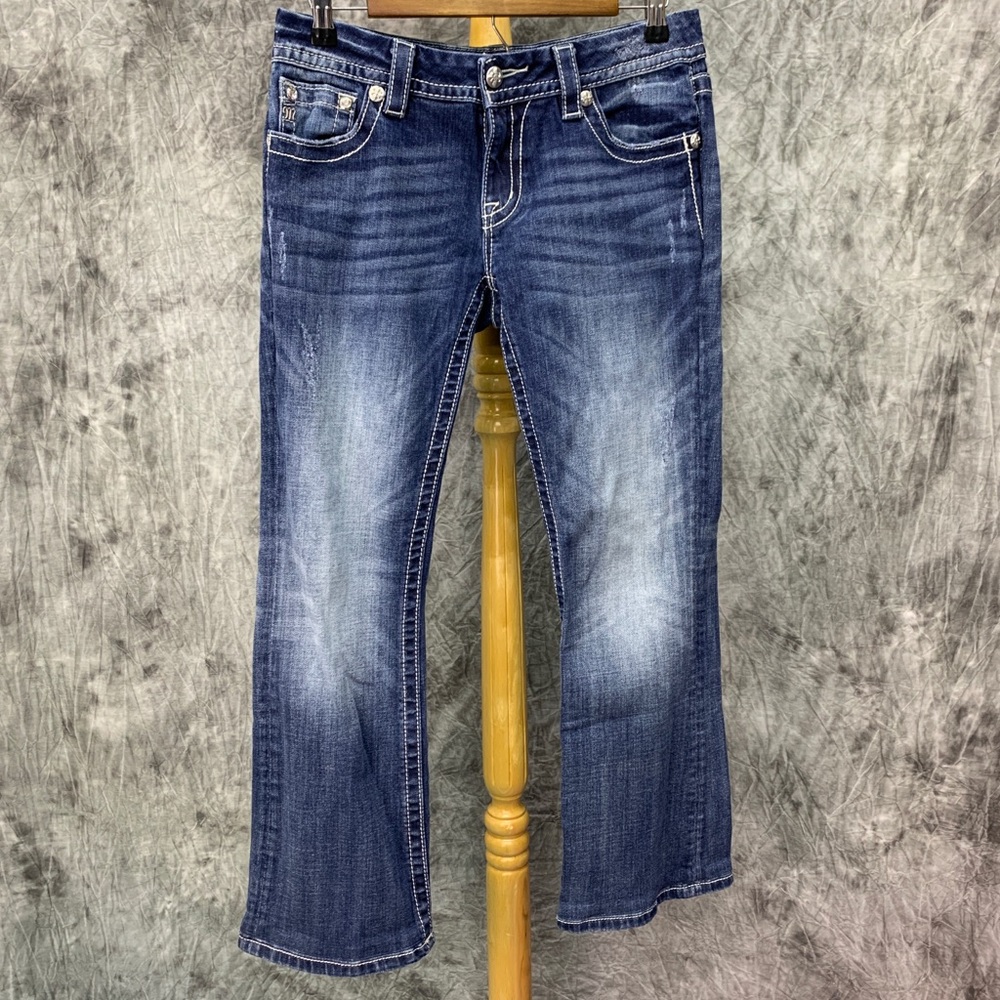 Miss Me Signature Boot Bootcut Jeans Sz 29 L 29 - Picture 2 of 6